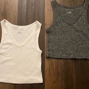 AE crop sweater tanks